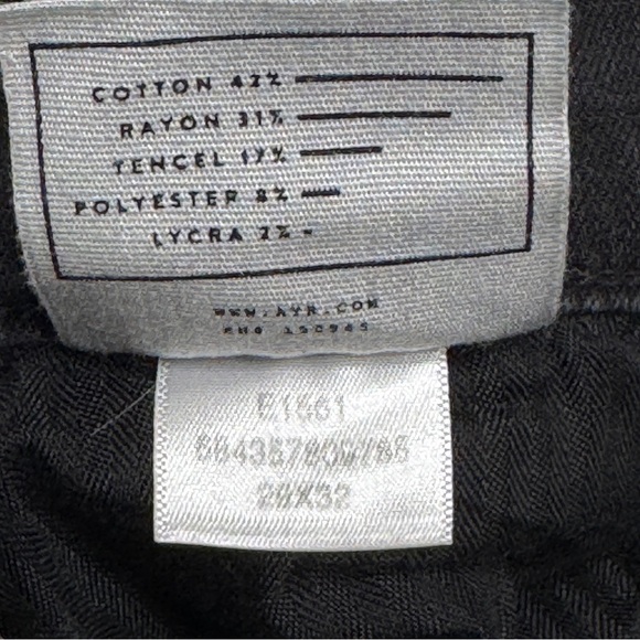 {AYR} "The Riser" High Rise Skinny Cigarette Leg Stretch Denim Jeans - Picture 7 of 8